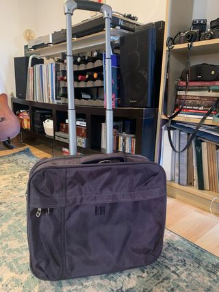 Maleta Biba gris con ruedas