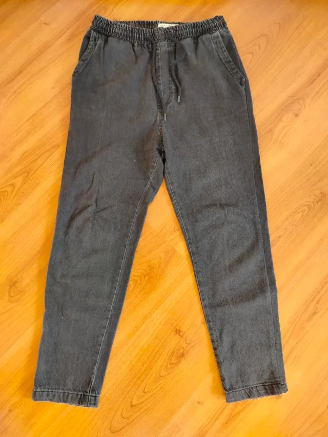 Pantalón vaquero negro hombre Pull&Bear