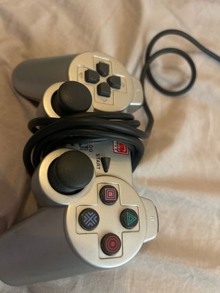 Mandos PS2 Sony Plateados