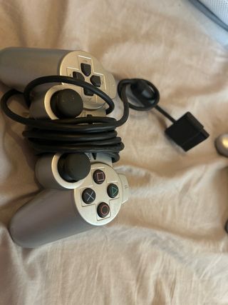 Mandos PS2 Sony Plateados