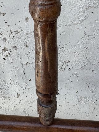 Cabecero y piecero antiguo de madera.DESCUENTO 10€