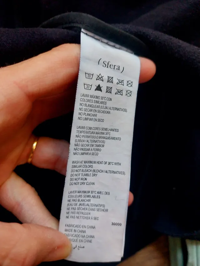 Chaqueta Sfera efecto piel Talla L