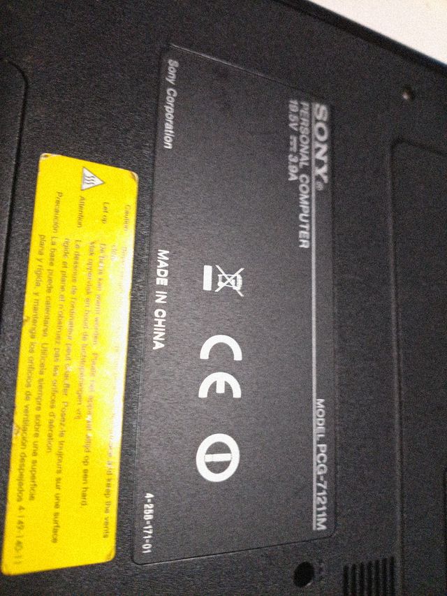 Sony Vaio Portátil Negro