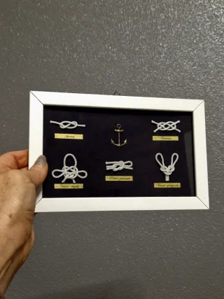 Quadretto Nodi Marinari con Ancora