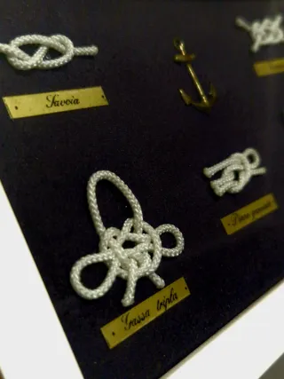 Quadretto Nodi Marinari con Ancora