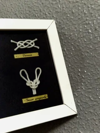 Quadretto Nodi Marinari con Ancora