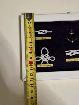 Quadretto Nodi Marinari con Ancora