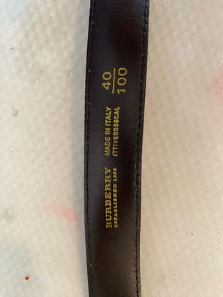 Cinturón Burberry Original Beige/Marrón