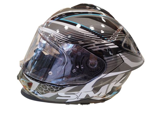 CASCO MOTO SMK TITAN TALLA M + FUNDA