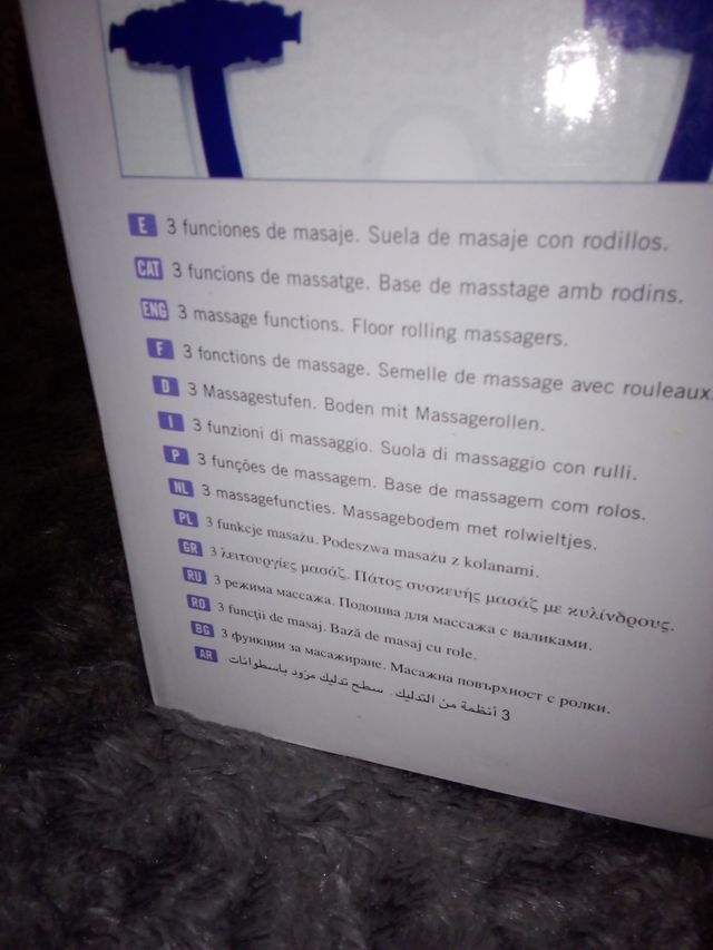 Masajeador Pies Taurus Relax Vibración