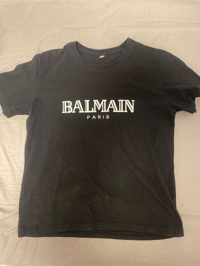 Camiseta Balmain Paris Negra