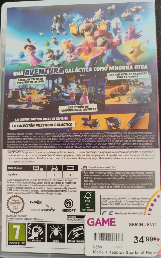 Mario + Rabbids Sparks of Hope Cosmic Edition