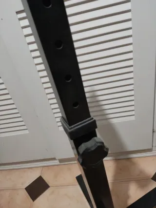 Soportes para barra de pesas regulables