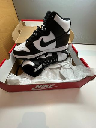 Nike Dunk High Retro Blanco y Negro