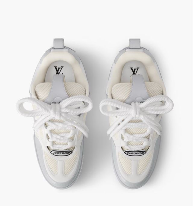 Zapatillas Louis Vuitton Plata y Blanco