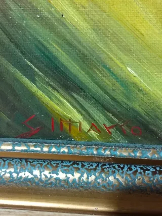 Cuadros Simarro, firmados .