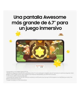 Samsung Galaxy A36 5G 256GB Blanco