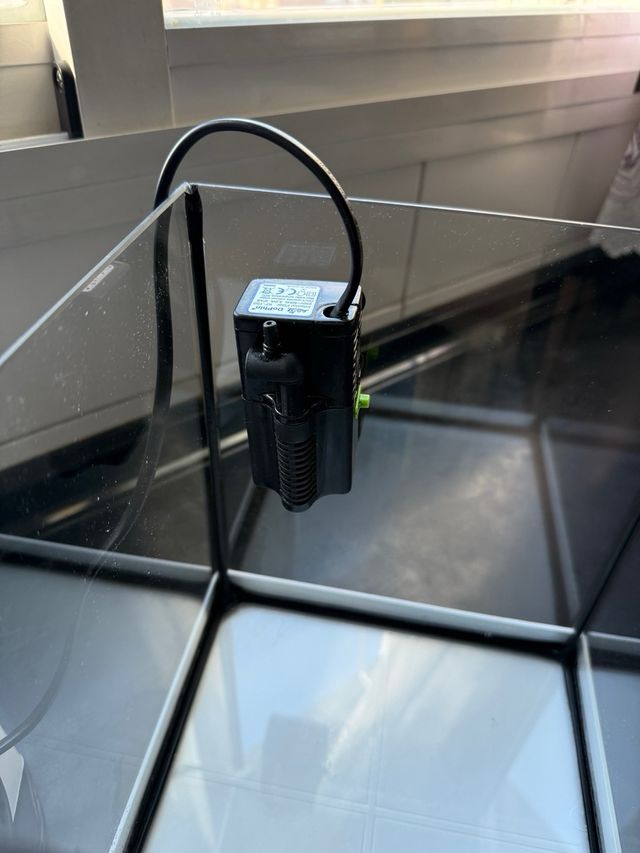 Pecera Nano Aqua LED Crystal 10L