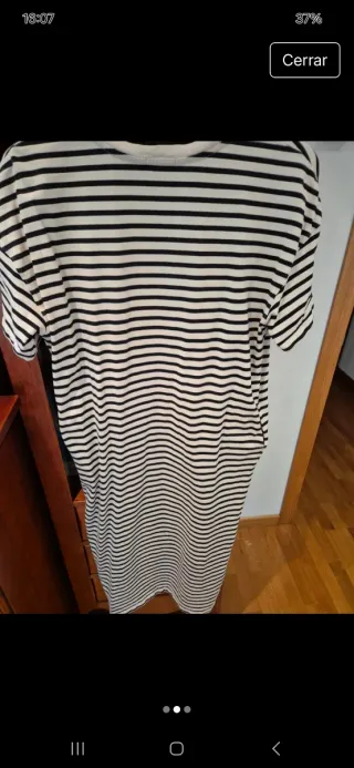 Vestido largo rayas Massimo Dutti Talla Xs