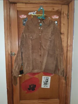 Chaqueta vintage ante marrón
