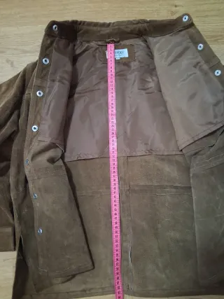 Chaqueta vintage ante marrón