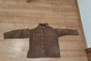 Chaqueta vintage ante marrón