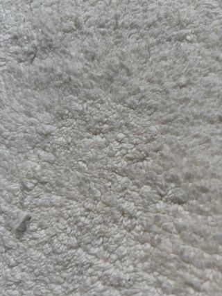 2 Tappeti Purafibra Cotone Bianco 50x80