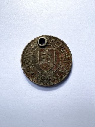 Moneda Eslovaquia 1941 Primera República