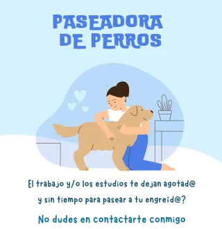 Paseadora de perros