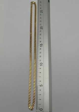 02-0049 CADENA BARBADA ORO 14 KILATES