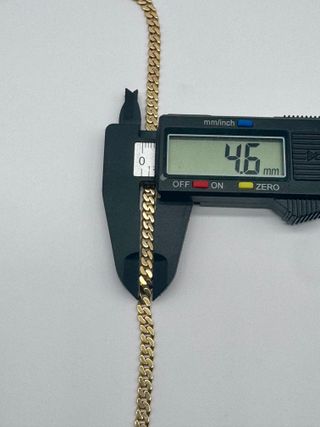 02-0049 CADENA BARBADA ORO 14 KILATES