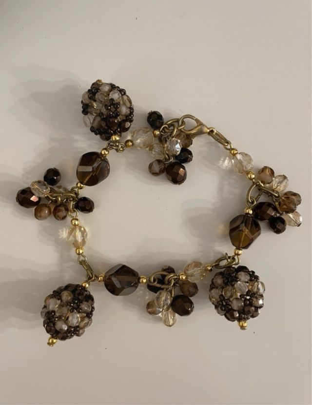 Bracciale Le Gemme di Venezia con pietre marroni