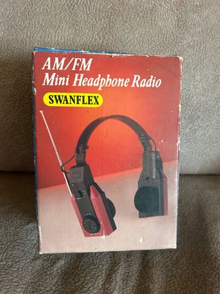 Radio Cuffie AM/FM SWANFLEX Vintage anni 80