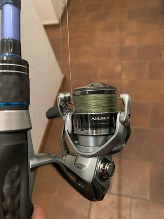 Caña Spinning POWELL + Carrete NASCI 2500s hg