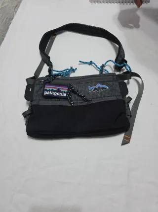 Borsa Patagonia Ottimo Stato Nero/Grigio