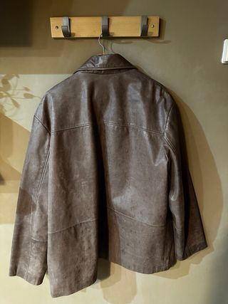 Chaqueta de piel de muton Marrón Talla XL