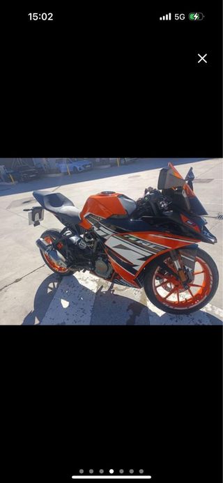 KTM RC 125 Naranja
