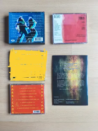 Lote 7 albums de Barricada y Los Suaves (10 CD)