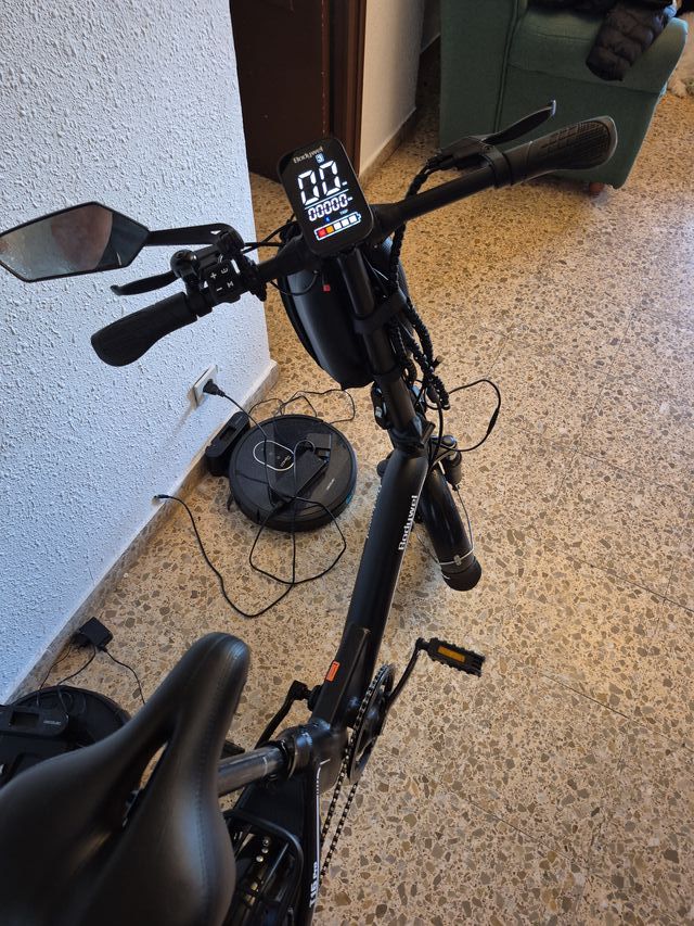Bici Eléctrica Plegable Negra