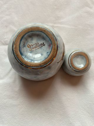 Set 2 Vasi Ceramica Floreale