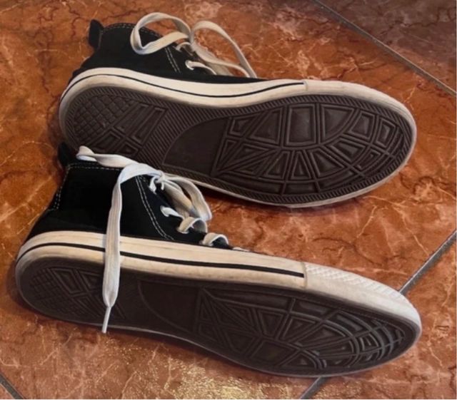 2 paia scarpe sneakers alte n.37