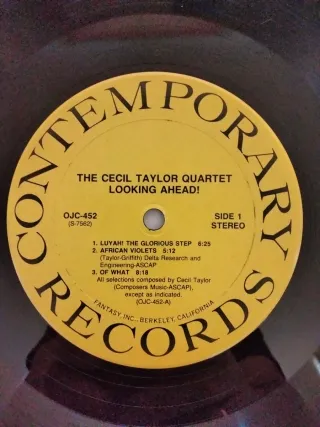 Vinilo LP The Cecil Taylor Quartet - Looking Ahead
