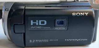 Sony Handycam HDR-PJ330E. Camara/proyector.