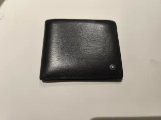 Montblanc Billetera Negra Piel