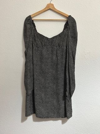 Vestido manga larga del Zara