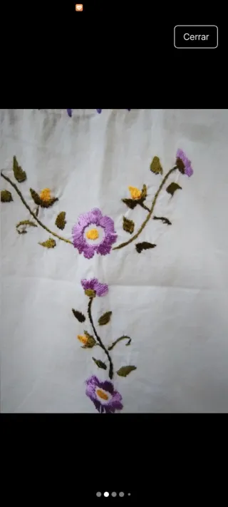 Huipil Vintage Niña Bordado