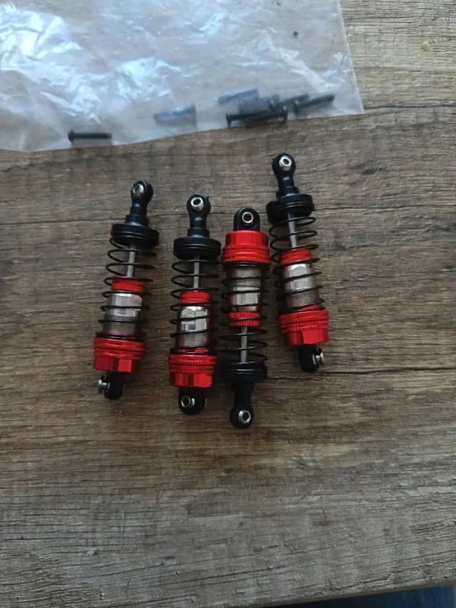 4 Amortiguadores RC Coche