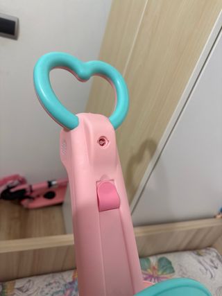 Carro muñeco  Nenuco rosa y turquesa