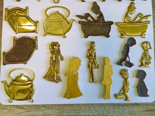 PAREJA FIGURAS BRONCE O LOTE LLAVES