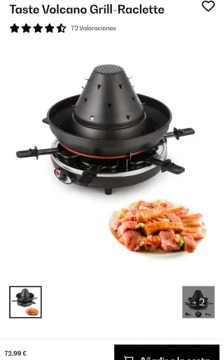 Raclette Volcano Grill-Taste